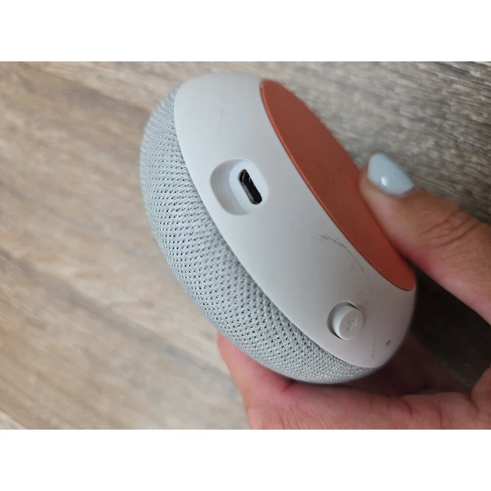 Google Home Mini Smart Speaker with Google Assistant NO CABLE - White Model H0A